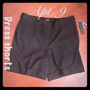 🥰Apt.9 cuffed dress shorts size 14 NWT